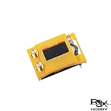 RJXHOBBY Diversity Receiver Module Open Source 5.8G 40CH Integrated OLED SMA- Female for Fatshark Goggles-Orange