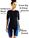 SISYAMA Neoprene Sauna Sweat Workout Hot Wet Suit Unisex Weight Loss (3XL)