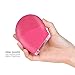 BeneU Makeup Facial Brush Cleaner Face Massager Exfoliator Sonic Silicone Vibrating Rechargeable Electric Waterproof Cleansing for Skin Care, Polish Scrub, Anti-Aging, Acid, Peels, Reduce Acne(Pink)
