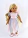 American Fashion World Tinker Bell's Garden Party Fairy Dress fits 18 Inch Doll