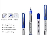 Surcotto Rollerball Pen 0.5mm Blue Ink Pack of 12 Quick-Drying view 2
