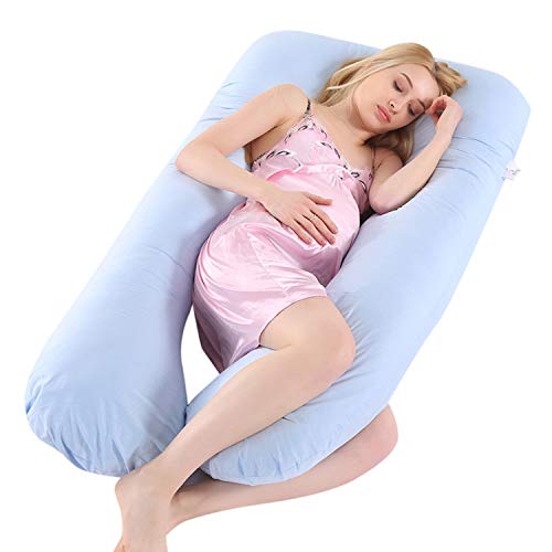 FairytaleMM Full Cotton Pillowcase U Shape Maternity Pillow Pregnant Women Side Bedding