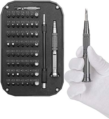 Precision Screwdriver Set, Homidic 58 in 1 Portable Professional Magnetic Repair Tool Kit with Aluminum Case for iPhone Tablet PC Laptop MacBook Eyeglasses Watch