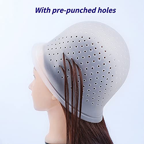 Prepunched Highlight Cap 2 Sets (White and Purple) With Open Holes