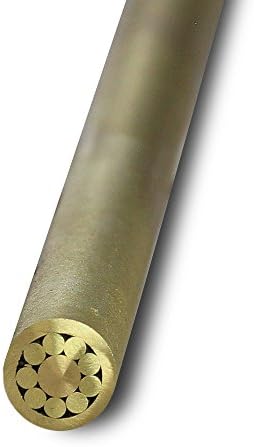 Mosaic - USA KMS Mosaic Pin for Knife Handle 1/4" x 11" Brass #105-1