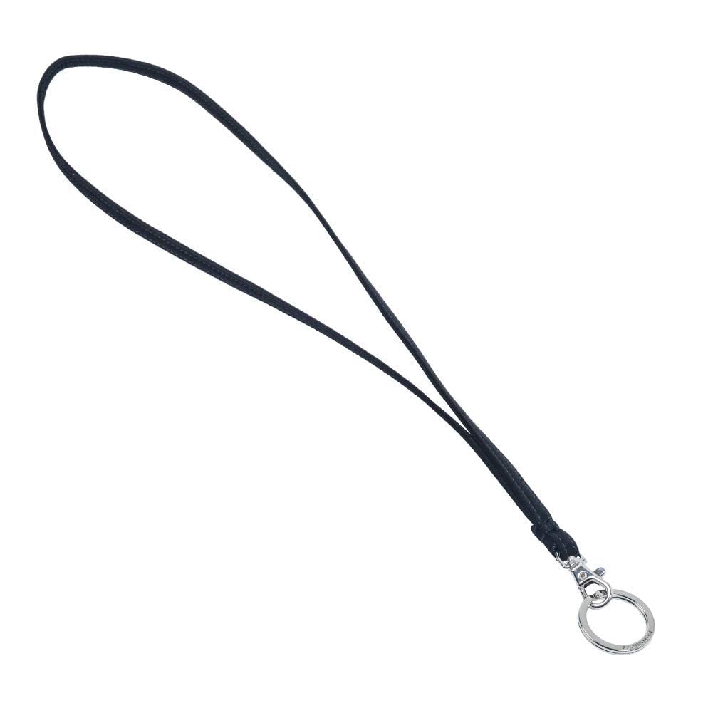 Poromoro Key Lanyard/Necklace Strap/Keychain Holder With Ring for Women/Men/Police/Nurse/Sheriff(1pcs, Black)