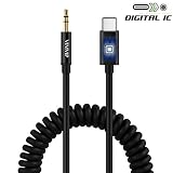 Type C to 3.5mm Audio Cable, VIMVIP USB C to 3.5mm Male Car Aux Adapter Cord for Car/Home Stereo, Headphones, Speaker to Pixel 2/XL, Moto Z/Z2, Essential PH-1, LG, HTC and More (Black)