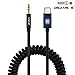 VIMVIP Type C to 3.5mm Audio Cable, USB C to 3.5mm Male Car Aux Adapter Cord for Car/Home Stereo, Headphones, Speaker (Black)