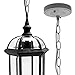 ETOPLIGHTING Bella Luce Collection Exterior Outdoor Wall Lantern, Oil Rubbed Rust Body Finish Clear Seeded Glass, APL1023