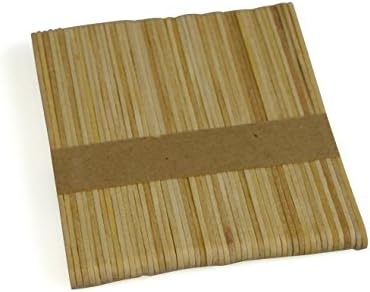 Mirenlife Wooden Sticks for Ice Cream Bars, Freezer Pop Sticks, Wooden Craft Sticks 4.5 Inches Length, Set of 200