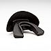 LOUDMOUTHGUARDS Vampire Fang Football Mouth Guard - Stealth Black - Comes with Face Mask Strap - Great Air Flow Pacifier Mouthpiece
