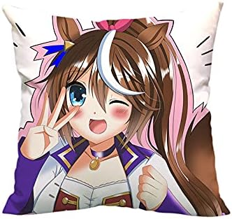 Amazon Co Jp Phox ウマ娘 抱き枕 東海帝皇 クッション 45センチ 45センチ 人気アニメ 室内装飾 ソファの背 クッションカバー 抱き枕カバー 抗菌 洗濯できる 家庭用 防臭 プレゼント 自動車のクッション 椅子のクッション アニメクッション キャラクタークッション