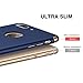 RANVOO iPhone 7 Plus Case, Slim Fit Thin Hard Stylish Cover 3 in 1 Detachable Case, Blue [Clip-ON Series]