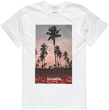 LA FAMILIA Crimson Beach T-Shirt, White, Medium