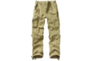 KOCTHOMY Women's Cargo Pants, Ripstop Casual Work Camo Outdoor Hiking Pants with with 8 Pockets