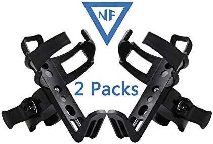 Nastafi Quick Release Bike Water Bottle Cage Adjustable Bike Bicycle Aluminum Water Bottle Cage Holder Rack Quick Release Mountain Road (2PACKS)