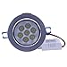 LEMONBEST® Super Bright Real 7W LED Ceiling Light Spotlight Recessed Downlighting Fixture 7 watts, Cool White