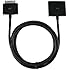 30-pin Male to Female Dock Extender for iPod and iPhone - Black Extension Cable (4 feet)
