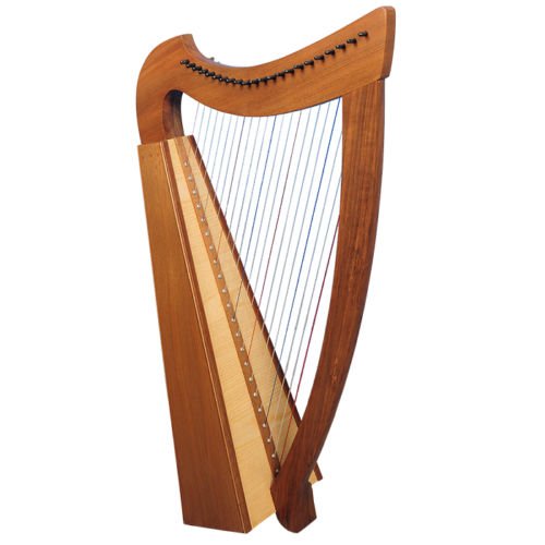 Plain 22 String Trinity Harp with Levers, Celtic harp, Irish Harp with