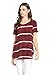 Frumos Womens Short Sleeve Comfy Loose Tie Dye Tunic Top Made In USA