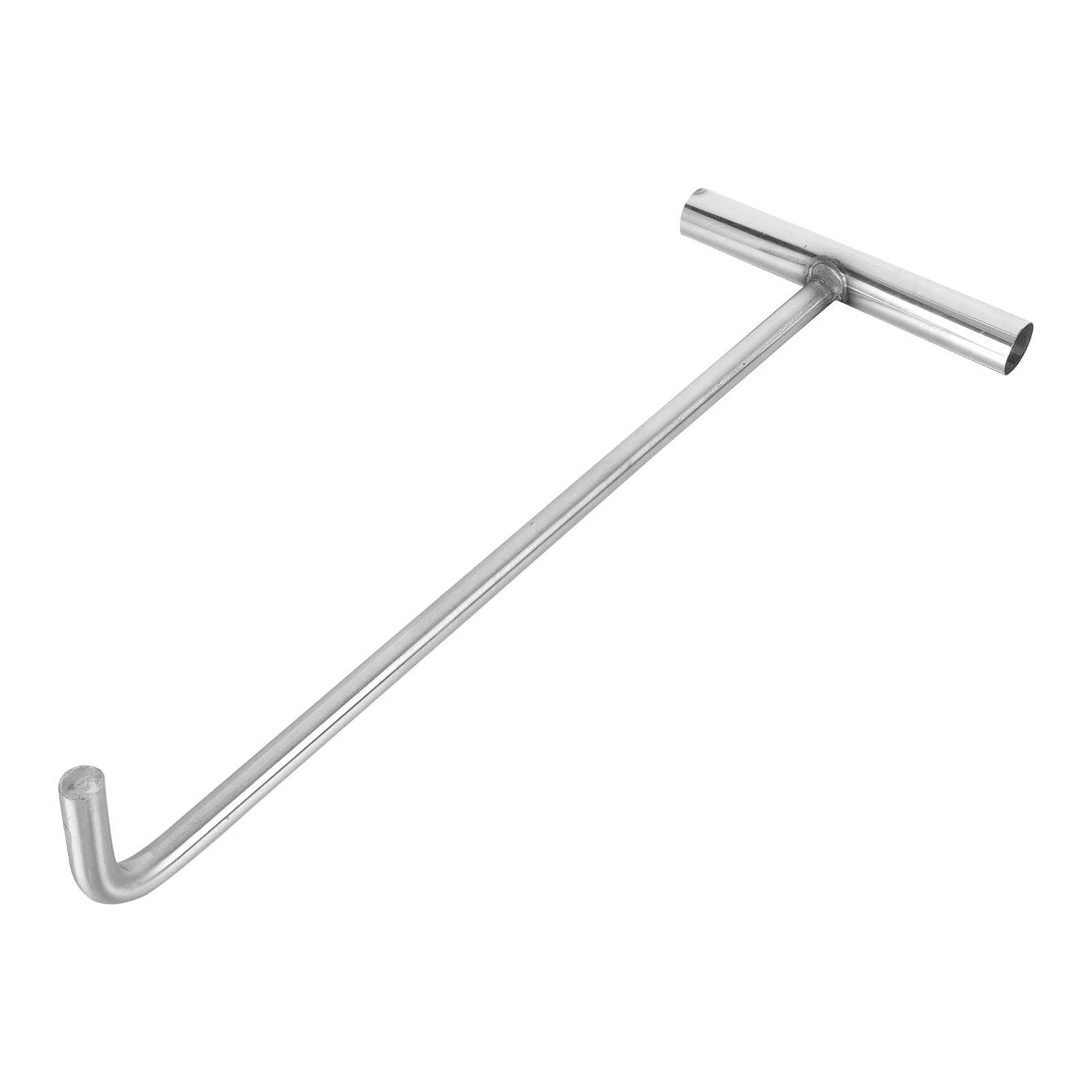 YARNOW Stainless Steel Manhole Cover Hook T Hook Pull Lift Hooks Stainless Steel Handle