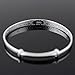 Merdia S990 Sterling Silver Flowers Bangle Bracelet Polish Adjustable Bangle for Women [Jewelry]