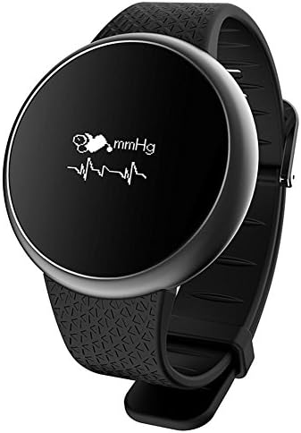 Joyeer Smart Watch Fitness Tracker Blood Pressure Detect Fatigue Measure Heart Rate Monitor Wristband Sleep Monitor Call Message Reminder Remote Camera Anti-lost Smartband for IOS Android , black