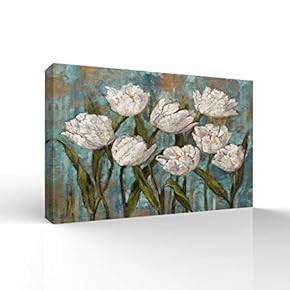 Vintage Flower Painting for Bedroom Living Room