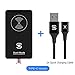 USB C Magnetic Wireless Charger Receiver Kit SIKAI Ultra Slim Combination Wired & Wireless Charging Cable Magnetic Wireless Receiver with Free Magnetic Cable (for USB C)