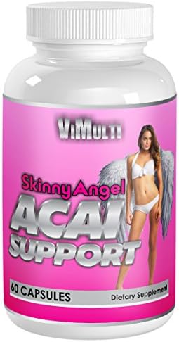 Skinny Angel ACAI Support and Thermogenic Supplement for Womens Stubborn Belly Fat While Reducing Thigh Size and IMPROVING Your Hair, Skin and Nails with The Power of The ACAI Berry