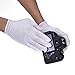 EBOOT 24pcs White Cotton Gloves Soft Cloth Dust Gloves for Serving Inspection Costume Work Glove Liners for Serving Costume Coin Jewelry Silver Inspection(Medium)