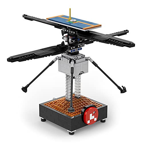 NASA Mars Helicopter Ingenuity Building Kits, Mars Exploration Building Bricks Model for Mars