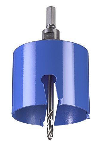 kwb Universal Hole Saw - 80 mm Diameter Size, Extra Sharp Carbide Teeth, 8 mm Center Drill — image 1