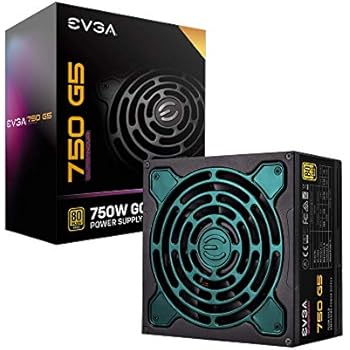 EVGA Supernova 750 G5, 80 Plus Gold 750W, Fully Modular, ECO Mode with Fdb Fan, 10 Year Warranty, Compact 150mm Size, Power Supply 220-G5-0750-X1