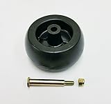 Deck Wheel + Shoulder Bolt, Lock Nut For 133957 174873 532133957 532174873 Craftsman Poulan Husqvarna. MTD 734-03058, 753-04856. Murray 92683, 92265. John Deere M84690. Ariens 03471700, 03905600