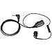 COMMIXC 2-Pack Walkie Talkie Earpiece, 2.5mm 1-Pin in-Ear Two-Way Radio Headset with Mic PTT, ONLY Compatible with Motorola Talkabout Radios