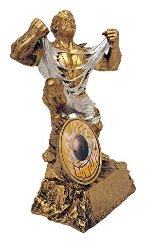 Decade Awards Bowling Monster Trophy - Triumphant Beast Bowler Award - 6.75 Inch Tall - Engraved Pla - //coolthings.us