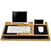 LapGear Bamboard Pro Lap Desk with Wrist Rest, Mouse Pads, and Phone Holder – Fits Up to 17.3 Inch Laptops and Most Tablet Devices – Style No. 77107thumb 1