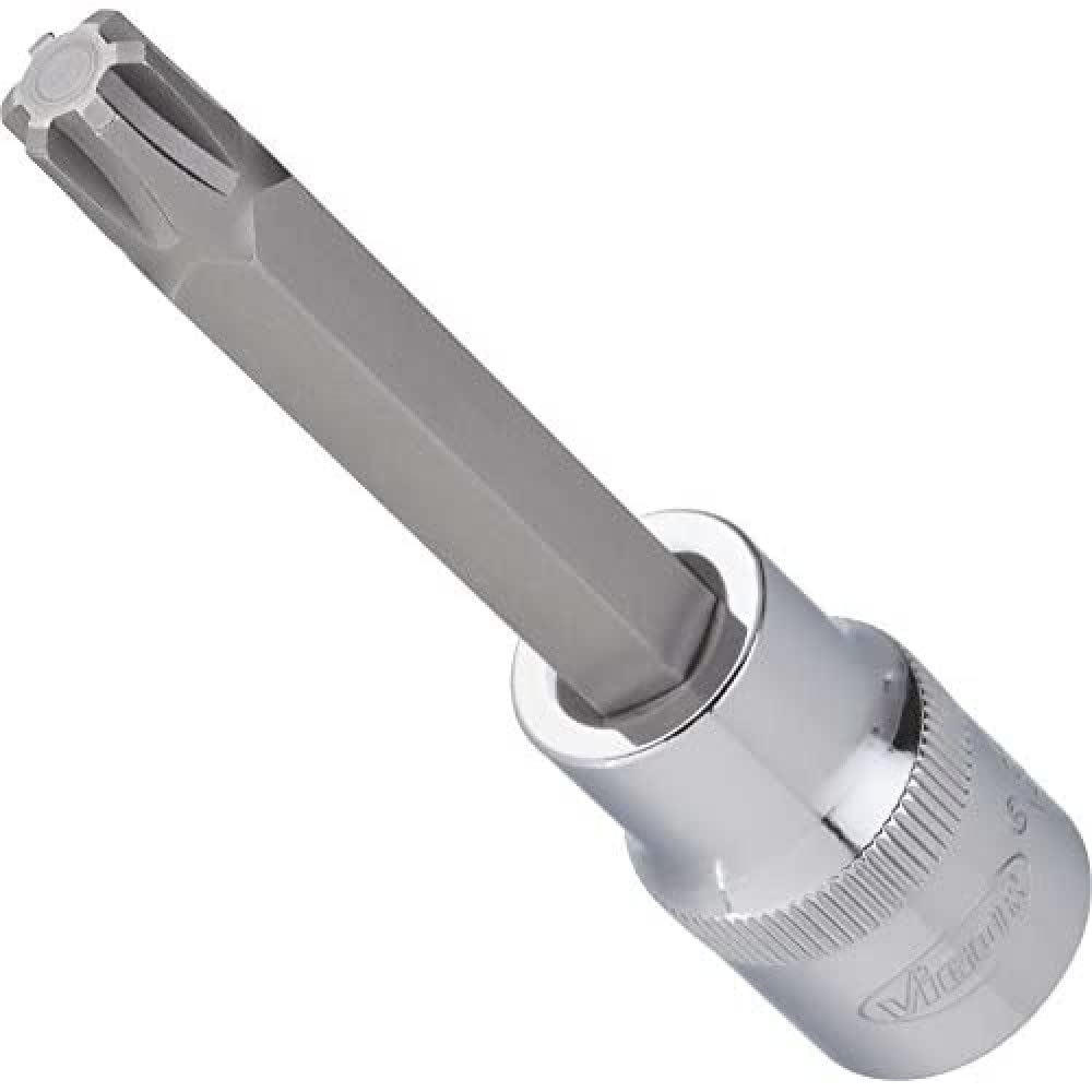 Vigor V2213 Ribe Screwdriver Socket, M7 mm, L 100 mm, 1/2"