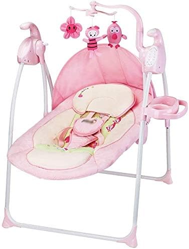 バウンサー 電動バウンサー ベビーロッキングチェア携帯電話のブルートゥースコントロールコンフォートチェア エレクトリッククレードルベッドリクライニングチェンジシェイクシェイナーベッド 新生児の赤ちゃんのための新しい贈り物