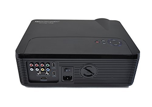 FAVI-FP1276L5ABW-IV-LED-LCD-HD-720p-Video-Projector-Whiteblack