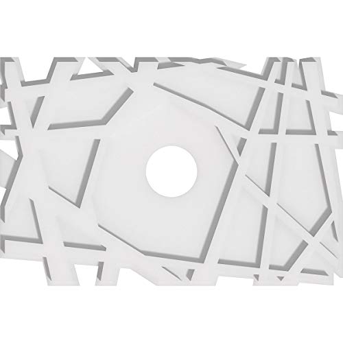 Ekena Millwork CMP20X13NO-03000 Novo Architectural Grade PVC Contemporary Ureth…