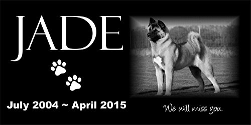 1 Personalised+Stone+Memorial+Granite+Retreiver