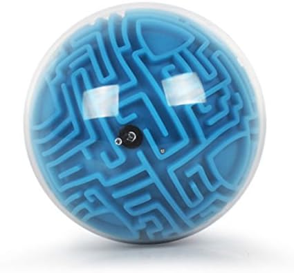 Wellin - Mini 3D Magic Maze Puzzle Ball Hard Maze Game, Intelligence &amp; Idea Training Toy