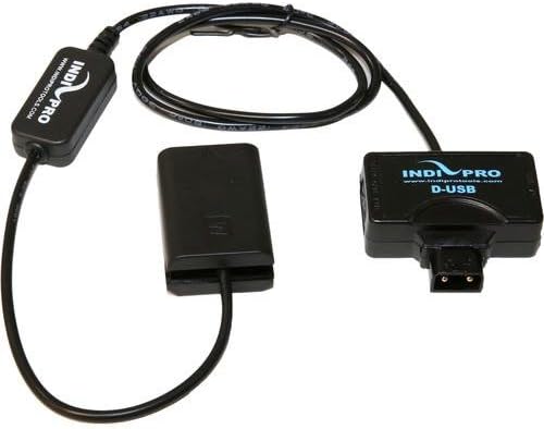 IndiPRO 30" Mini-Tap with Sony NP-FW50 Type Dummy Battery to Female D-Tap USB Connector Cable