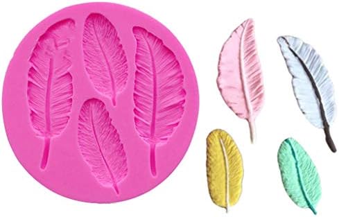 Minzhi 3D Birds Feathers Chocolate DIY Fondant Cake candy mould 3D cupcake Decorating Tools Silicone Mold Kitchen Baking Utensils