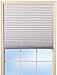 Achim 054006101681 1-2-3 Shade Vinyl Room Darkening Temporary Pleated Shades