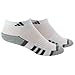 adidas Women's Climalite II Low Cut Sock (2-Pair), White/Medium Lead/Black/Aluminum 2 Marl, Size 5-10