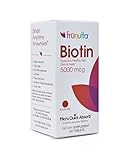 Frunutta Biotin Under the Tongue Sublingual Tablets - Biotin 5000 mcg Micro Quick Absorb Instant Dissolve Tablets For Healthy Hair and Nail Growth-3 Month Supply