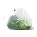 Simply Green Solutions Reusable Mesh Polyester Produce Bags - White, Set of 5